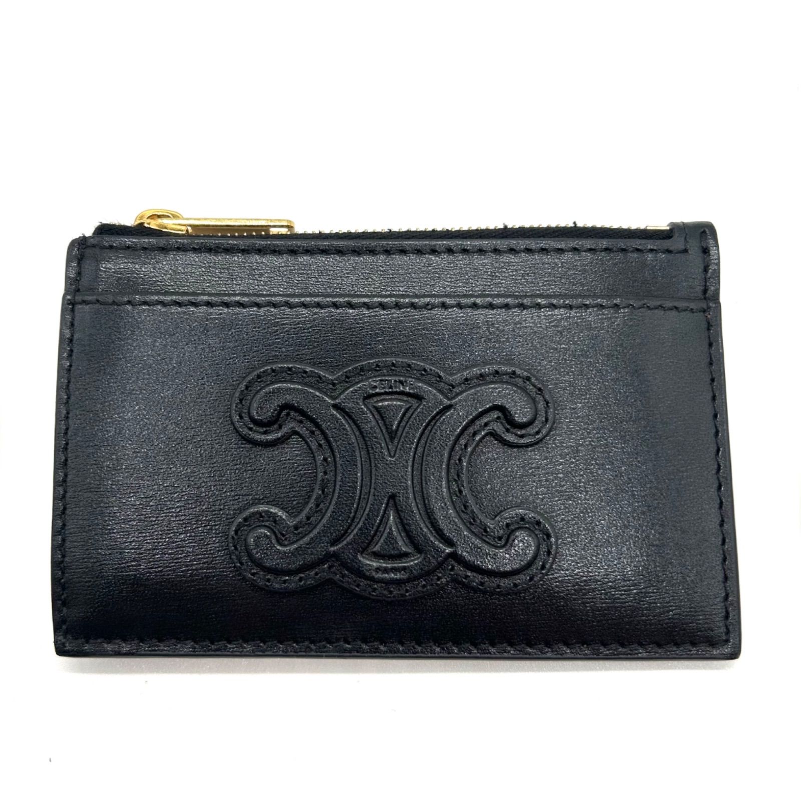 CELINE セリーヌ トリオンフ フラグメントケース レザー カードケース