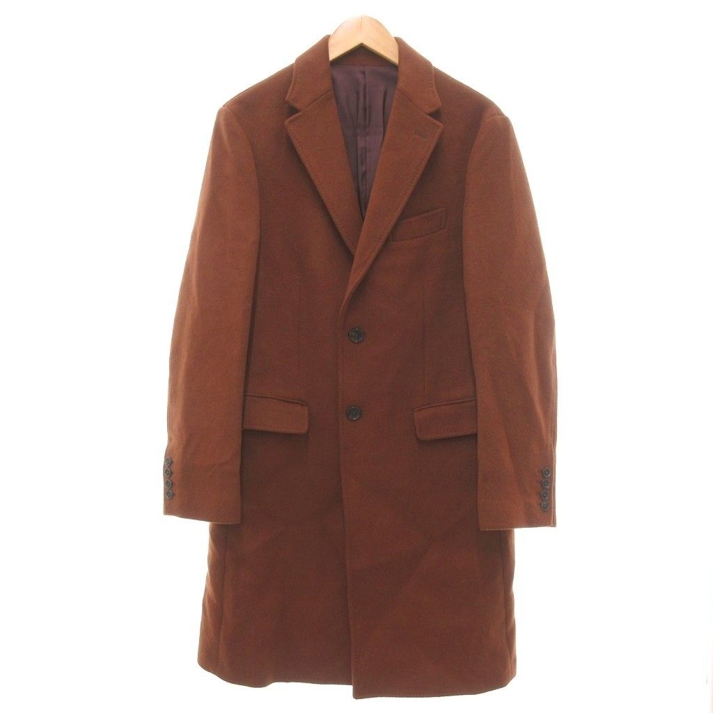 COMME CA ISM ブラウン チェスターコート Lサイズ COMME CA ファッション ISM ブラウン チェスター コート L セール