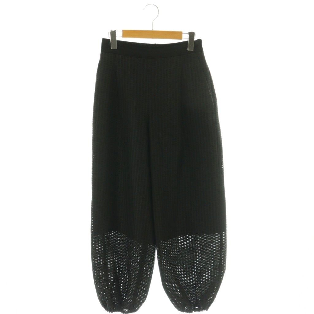 25SS アドーア ADORE ブライトダブルクロスパンツ 36 ブラック 25SS アドーア ADORE ブライトダブルクロスパンツ 36 ブラック