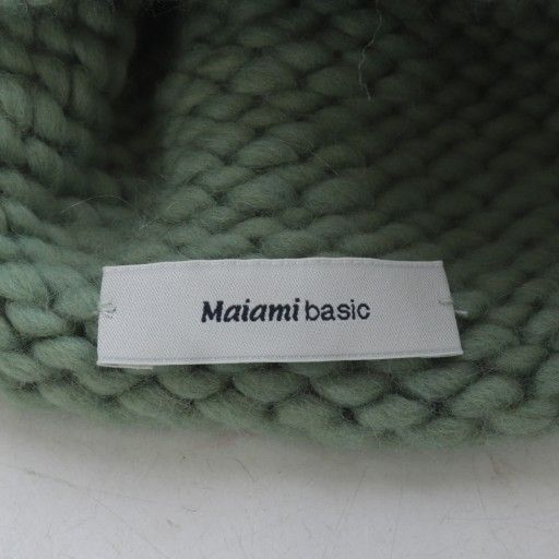 Maiami basic マイアミベーシック　ニット帽　ビーニー　帽子 Maiami basic マイアミベーシック ニット帽 ビーニー 帽子 Maiami