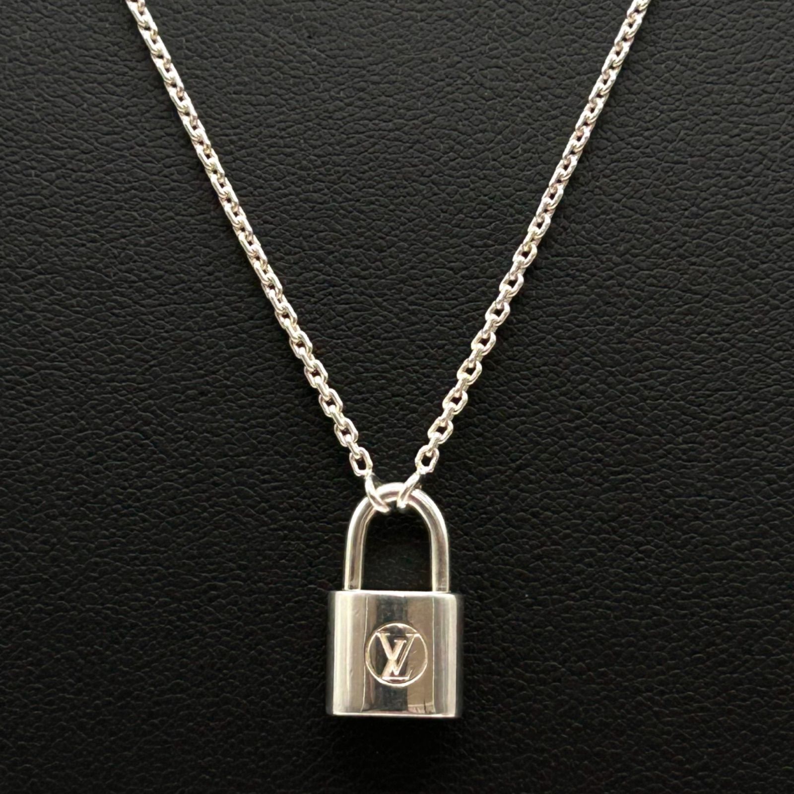 LOUIS VITTON ルイヴィトン シルバー パドロック ネックレス 925