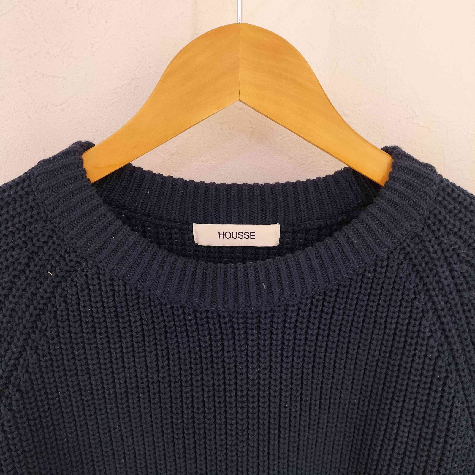 ユーズドフルギ USED古着 25AW Rib-Stitch Cotton Sweater メンズ JPN
