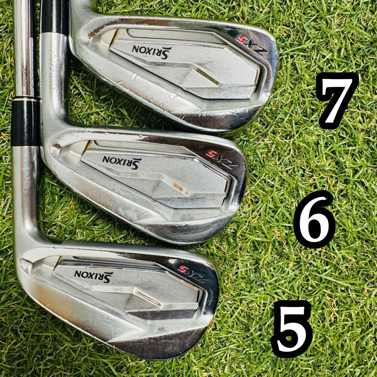 不動の名器】スリクソン 初代ZX5 メンズアイアンセット 6本 スチール S