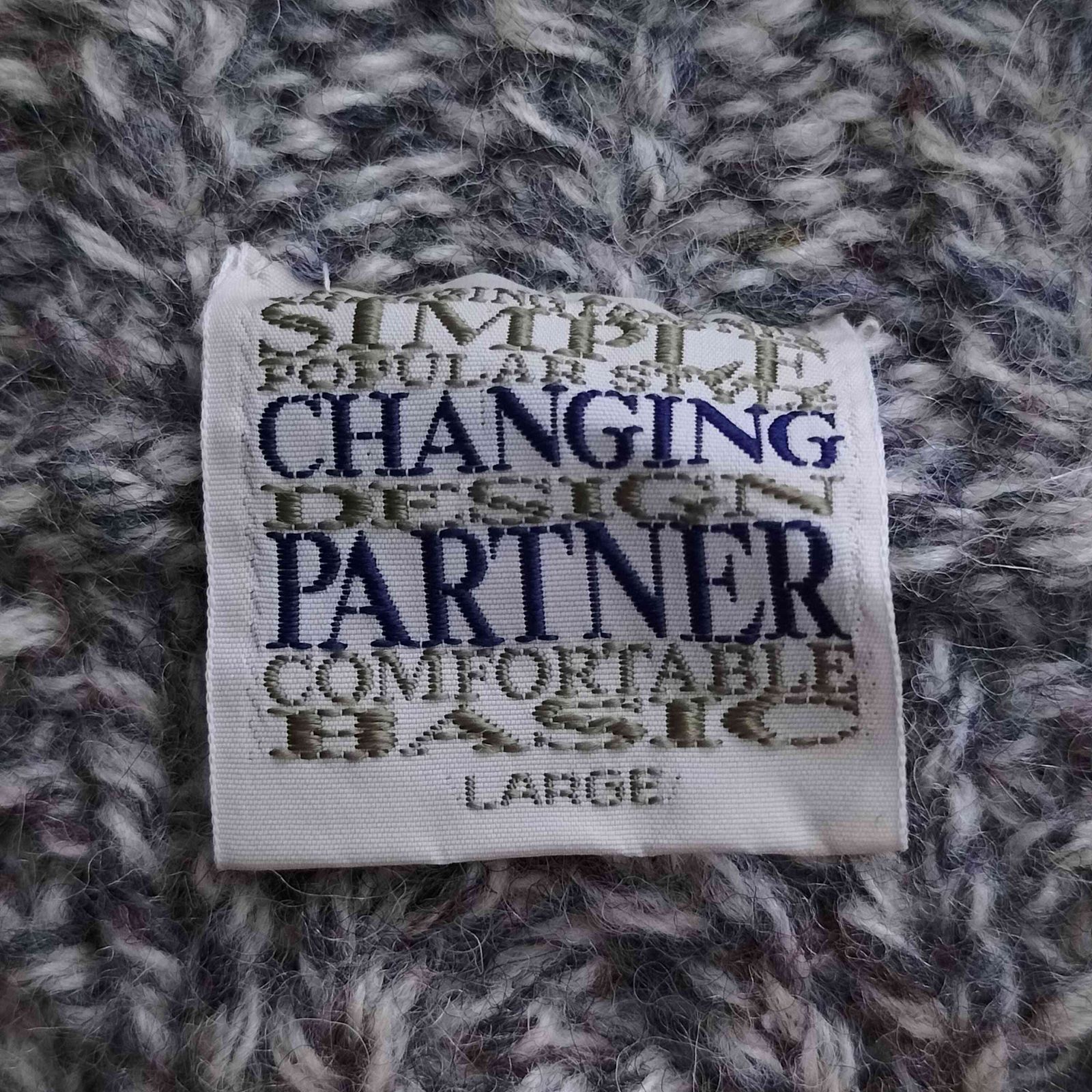 ユーズドフルギ USED古着 CHANGING PRTNER ニットカーディガン メンズ