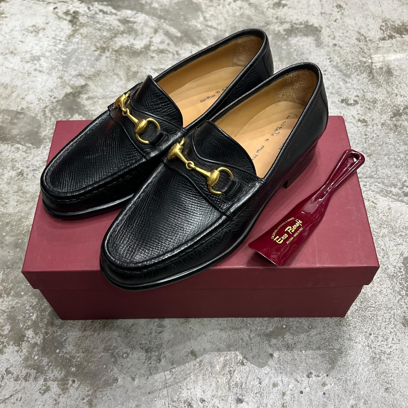 参考上代148500円 未使用 ENZO BONAFE ペッカリー ゴールドビット