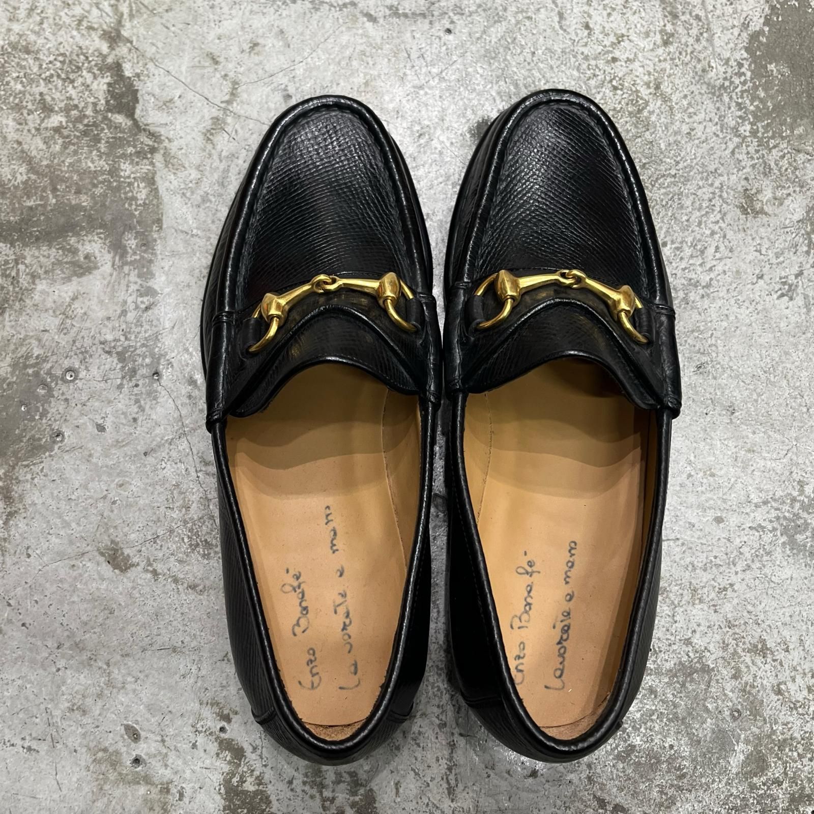 参考上代148500円 未使用 ENZO BONAFE ペッカリー ゴールドビット 