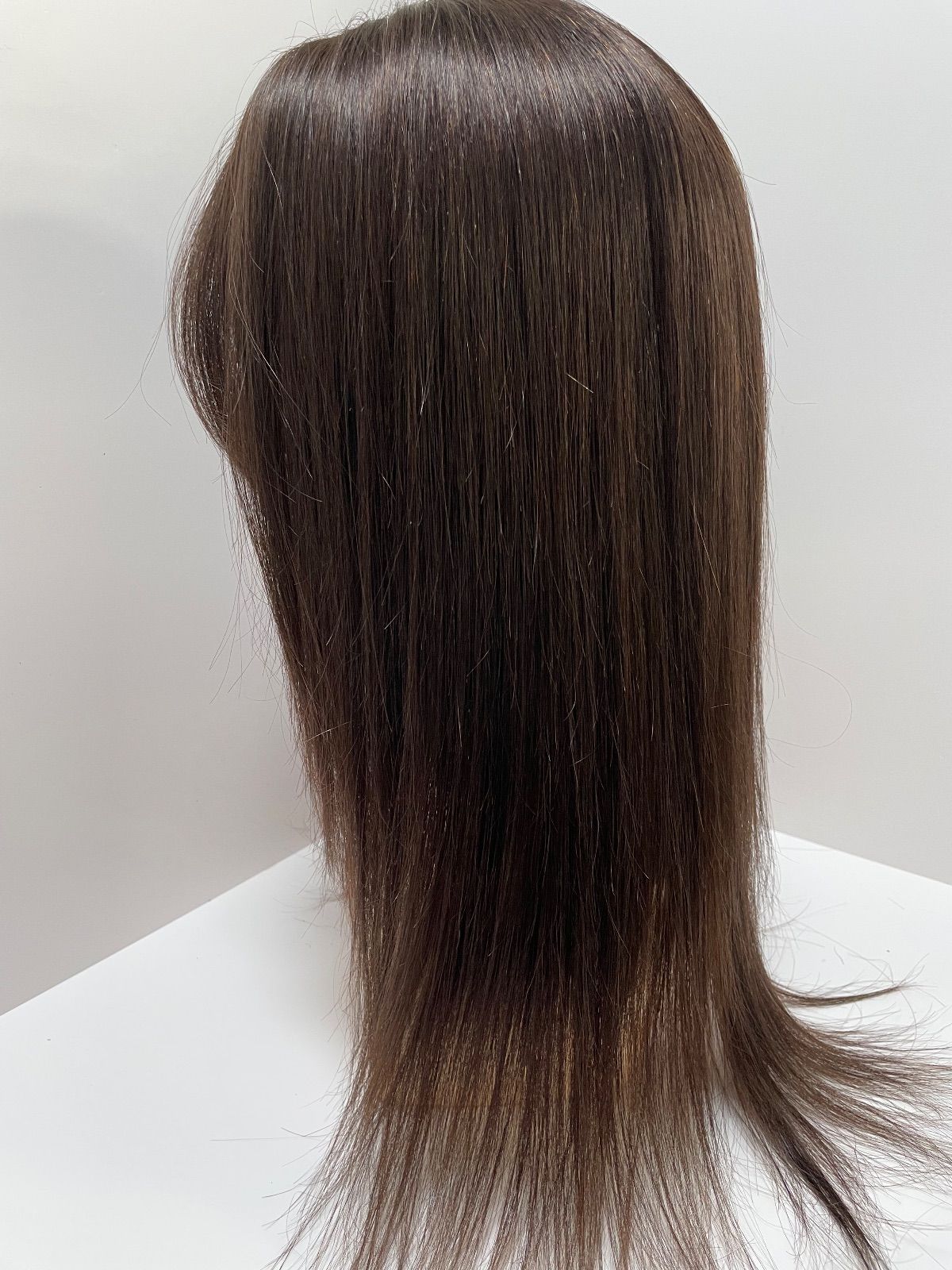 フルウィッグ人毛100%人毛ウィッグ医療ウィッグロングストレートM 広い頭皮 フルウィッグ医療ウィッグ人毛100%ロングストレート広い頭皮 - メルカリ