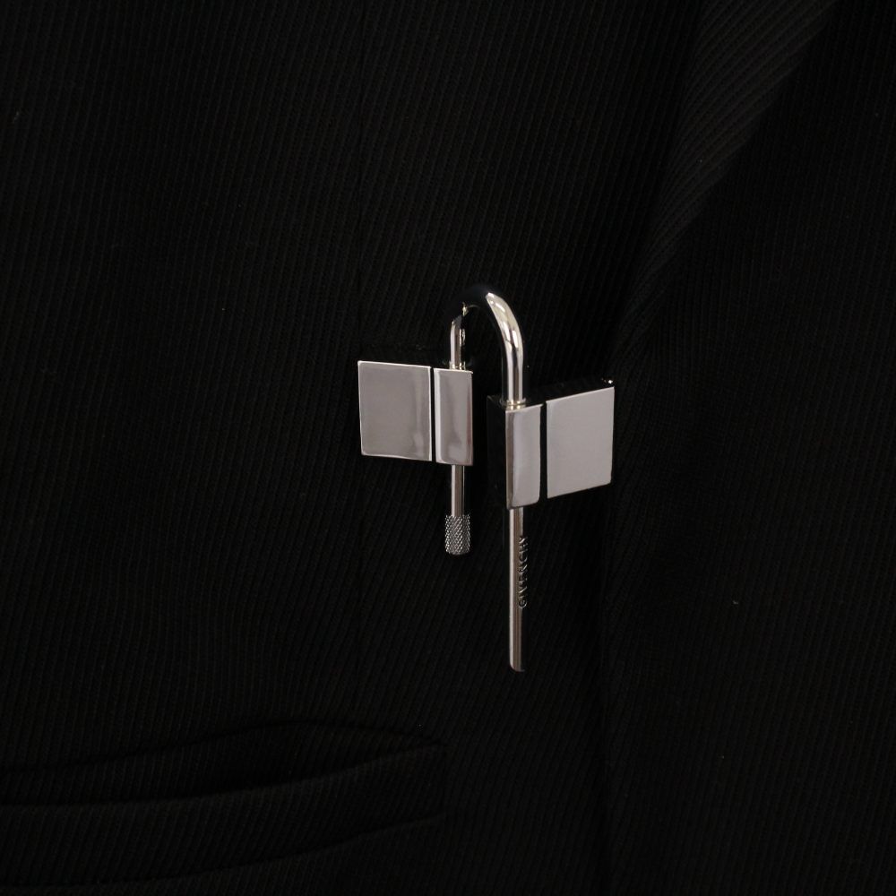 ジバンシィ GIVENCHY パドロック付き テーラードジャケット シングル