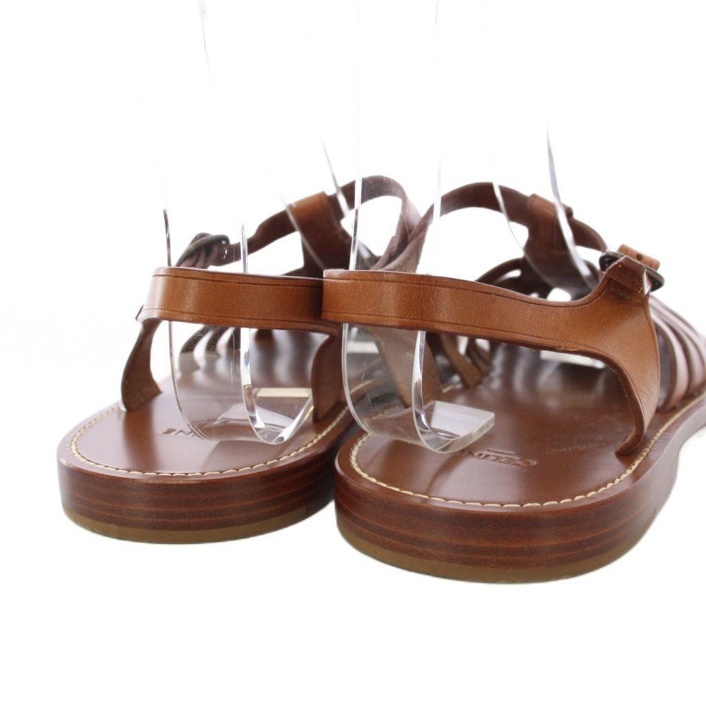 セリーヌ CELINE グルカサンダル ストラップ レザー 41 茶 /KH - メルカリ