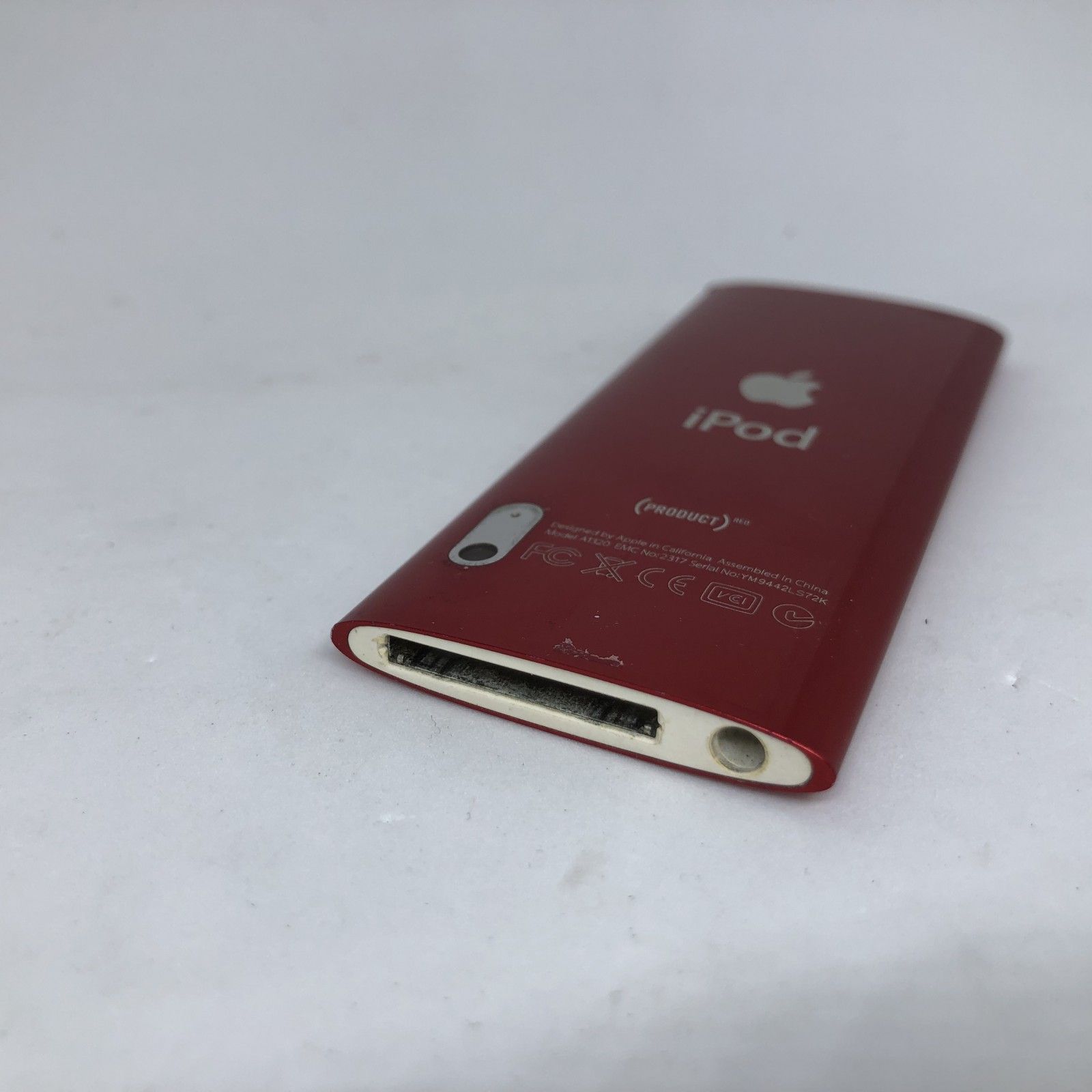 H564 Apple iPod nano レッド A1320 第5世代 ケース付き (PRODUCT)RED