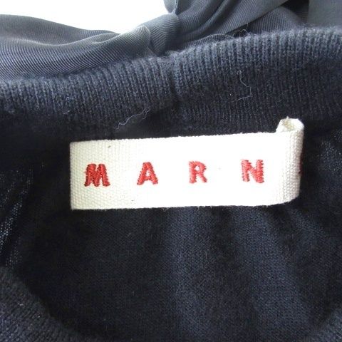 マルニ MARNI ニットソー セーター バイカラー カシミヤ100 バック
