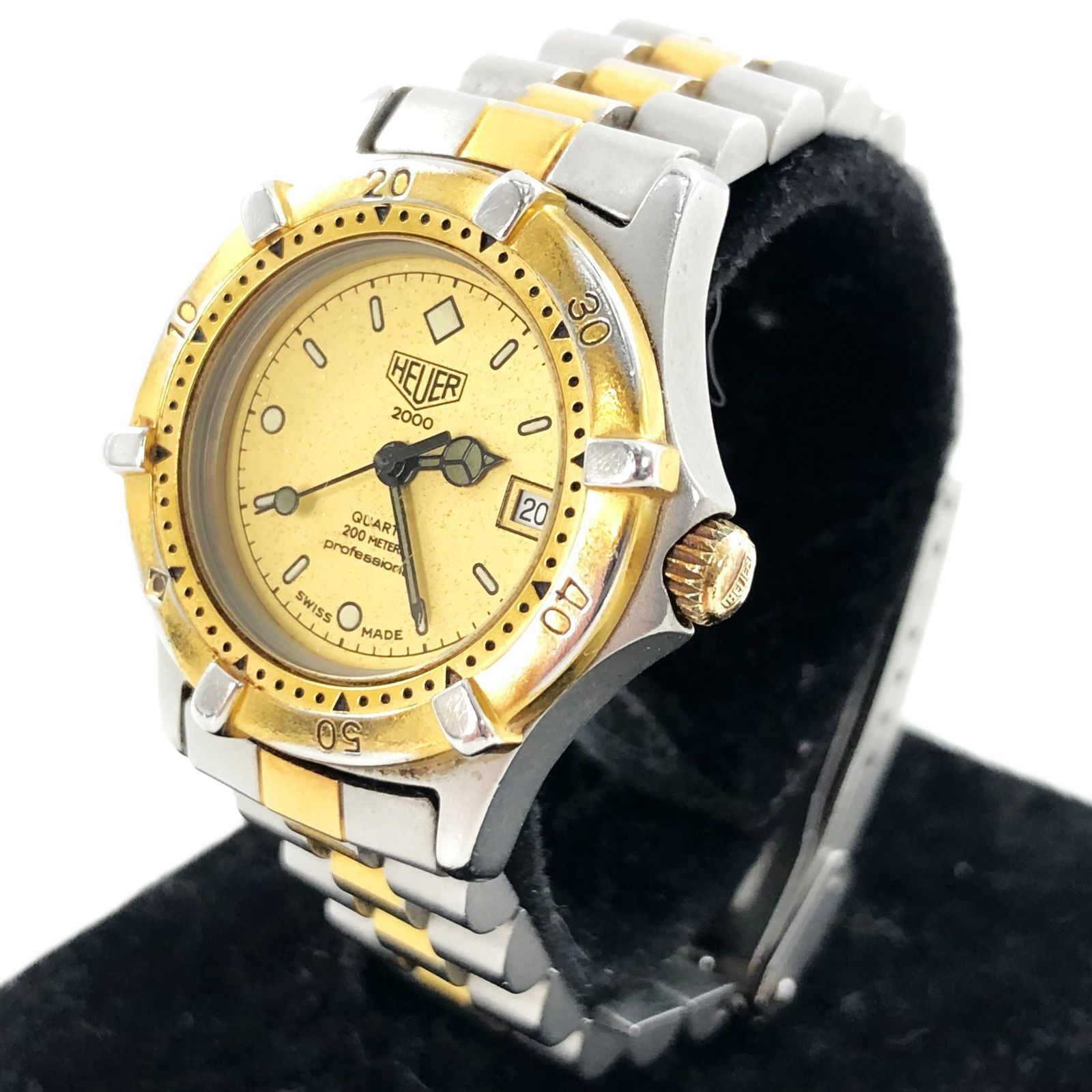 タグホイヤー プロフェッショナル 200 コンビ　964.008 金文字盤 タグホイヤー プロフェッショナル 200 コンビ 964.008 金文字盤 タグ