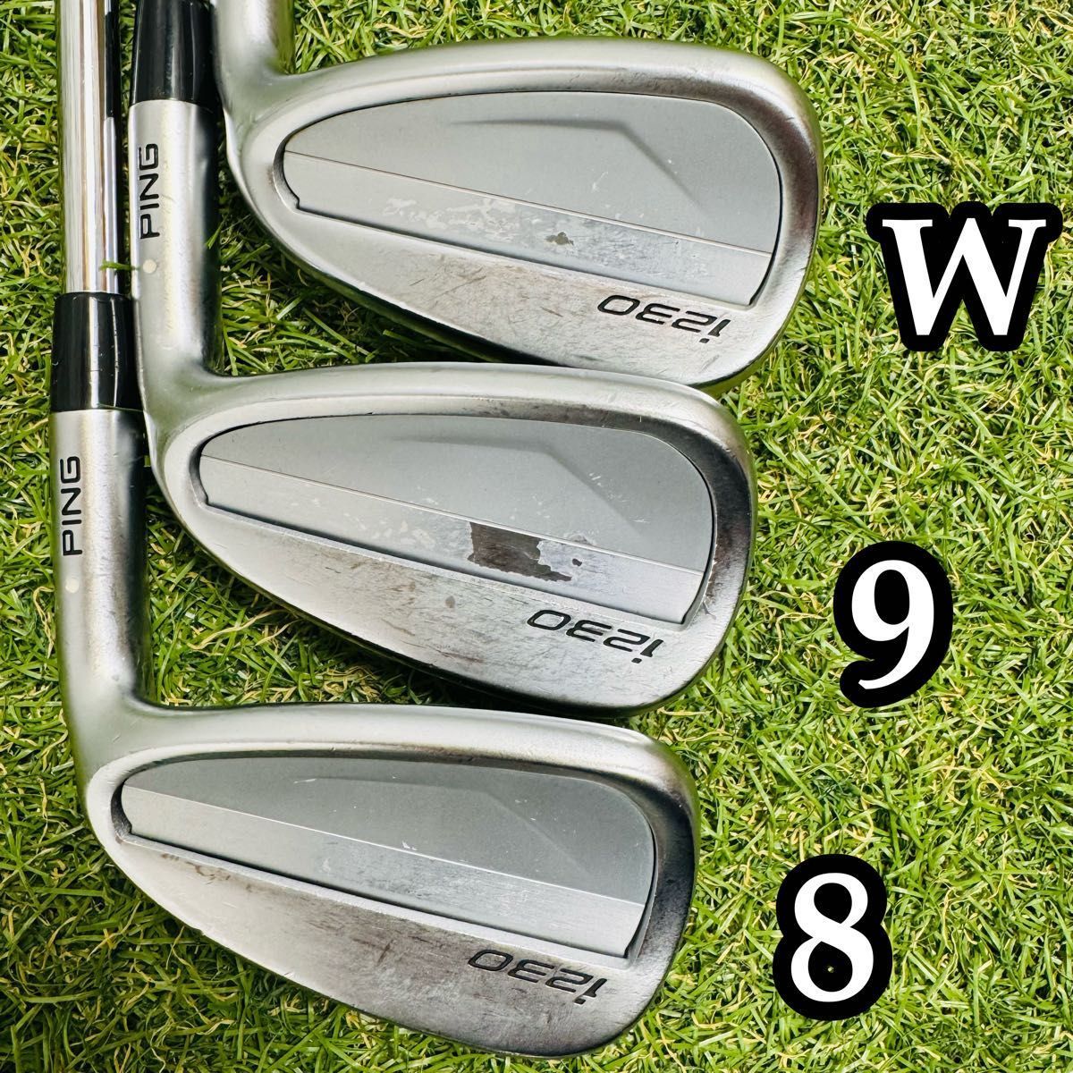 【良品】ピン i230 黒ドット メンズアイアンセット 6本 スチール S 良品】ピン i230 黒ドット メンズアイアンセット 6本 スチール S