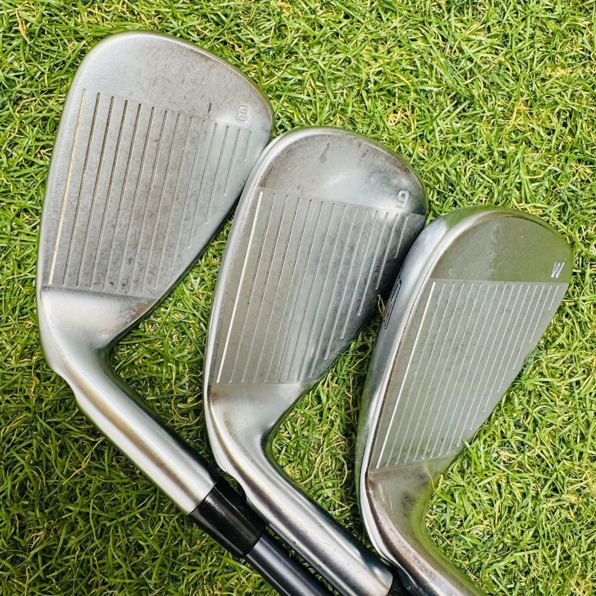 良品】初心者推奨 ピン G410 黒ドット メンズアイアンセット 5本 R