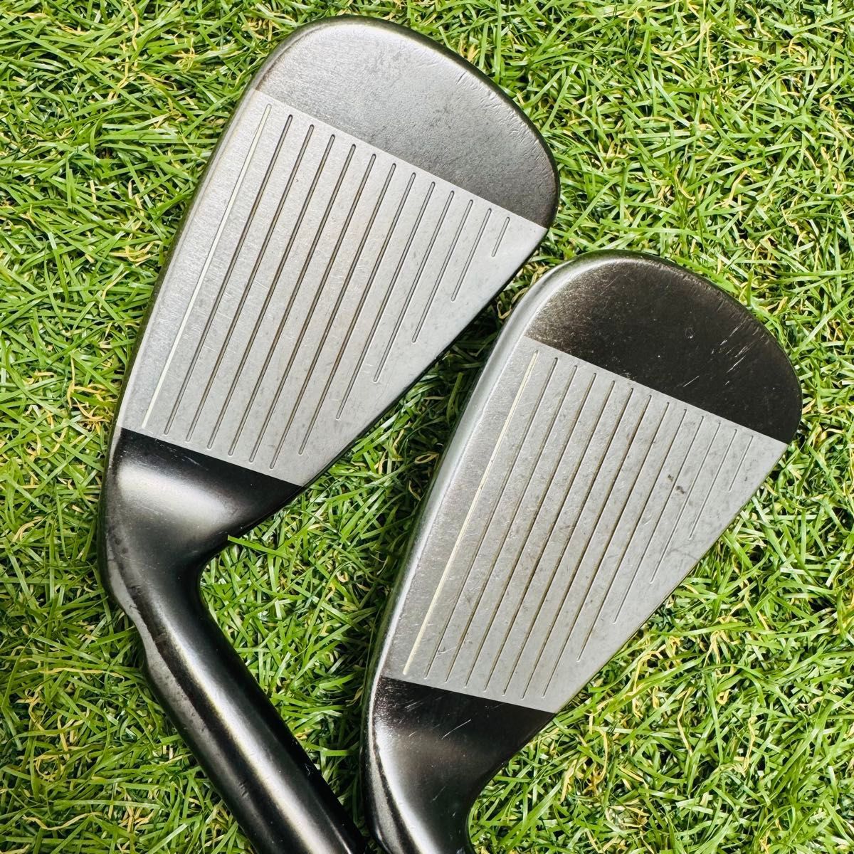 【良品】ピン G410 緑ドット メンズアイアンセット 7本 スチール R 良品】ピン G710 オレンジドット メンズアイアンセット 5本 スチール S