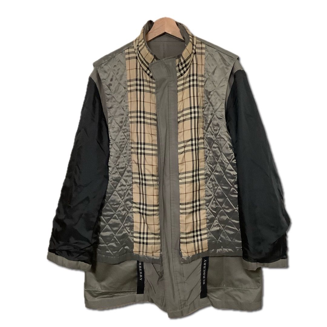 BURBERRY バーバリー ライナー付き ナイロンコート ミドルコート