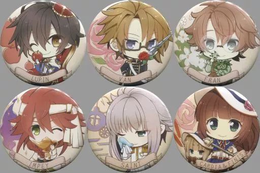 中古】バッジ・ピンズ(キャラクター) 全6種セット 「Code：Realize