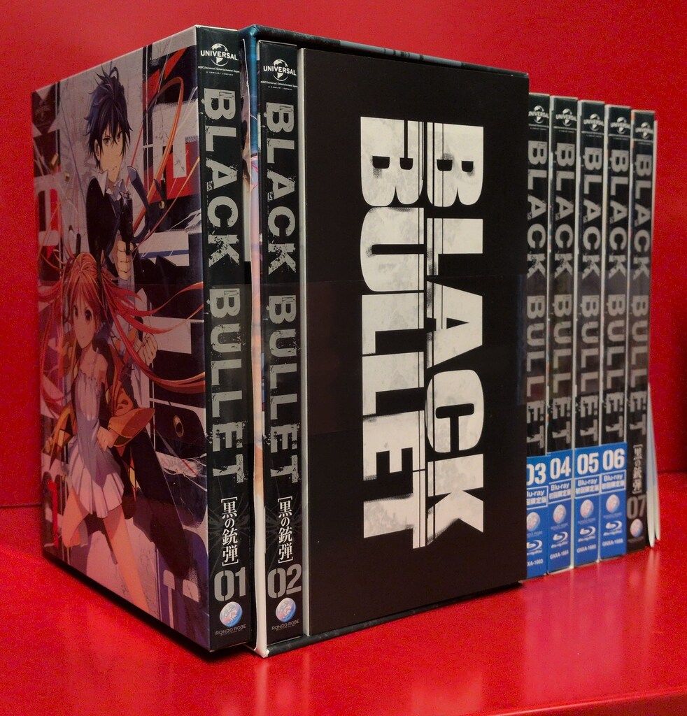 Blu-ray ブラック・ブレット 初回限定版 割引 全7巻セット 全巻収納BOX [全