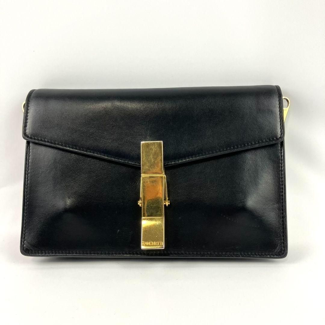 ZANCHETTI ザンケッティ ショルダーバッグ 2way クリップ チェーン