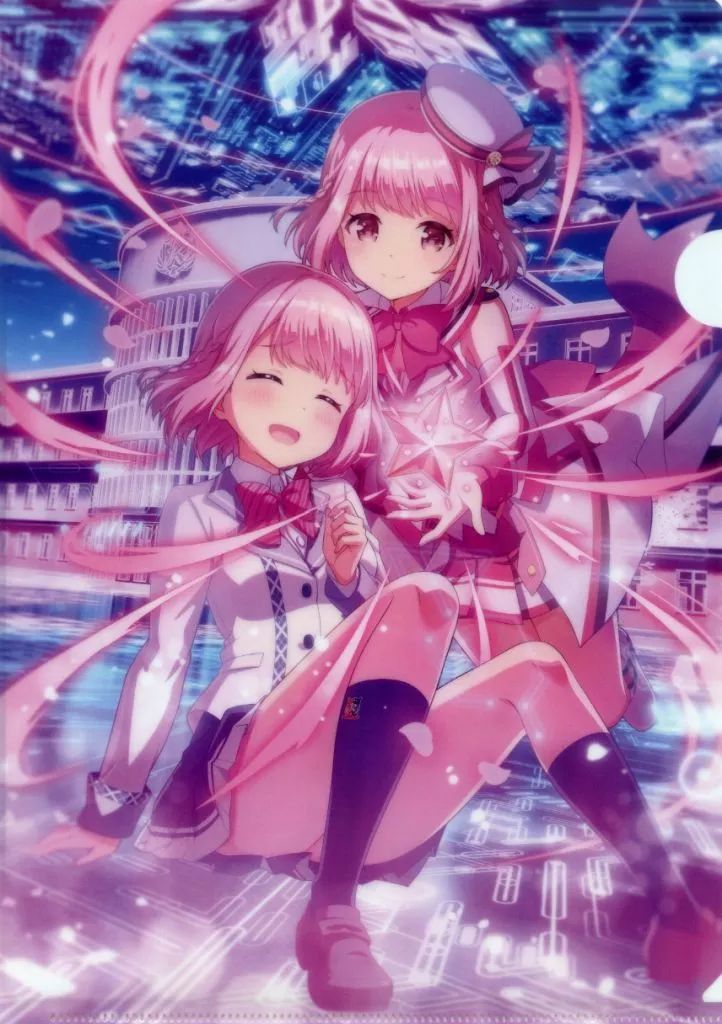 中古】クリアファイル 星咲あかり Make UP Future! A4クリアファイル