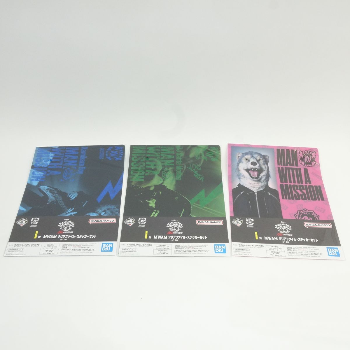 未開封】一番くじ MAN WITH A MISSION マンウィズ 15th ANNIVERSARY I