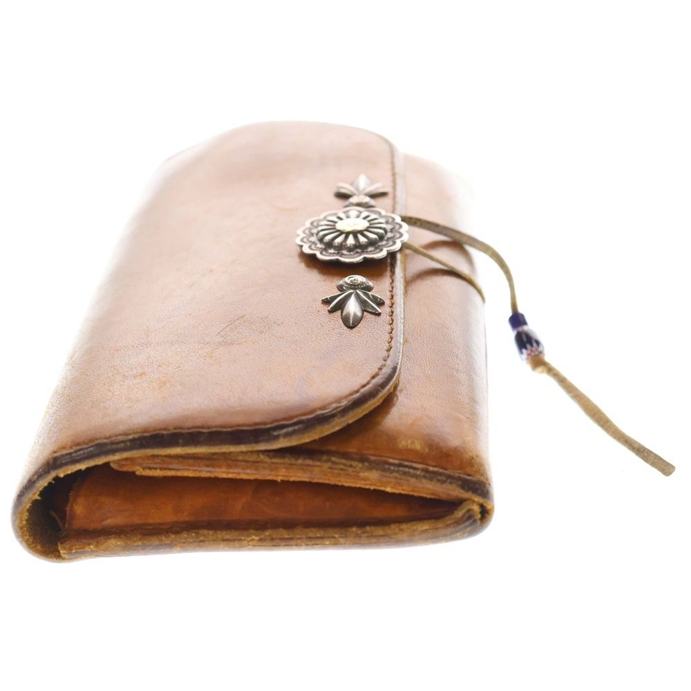 goro's (ゴローズ) GC‐24ハーフ K18フラワーコンチョ付き 二つ折り 長