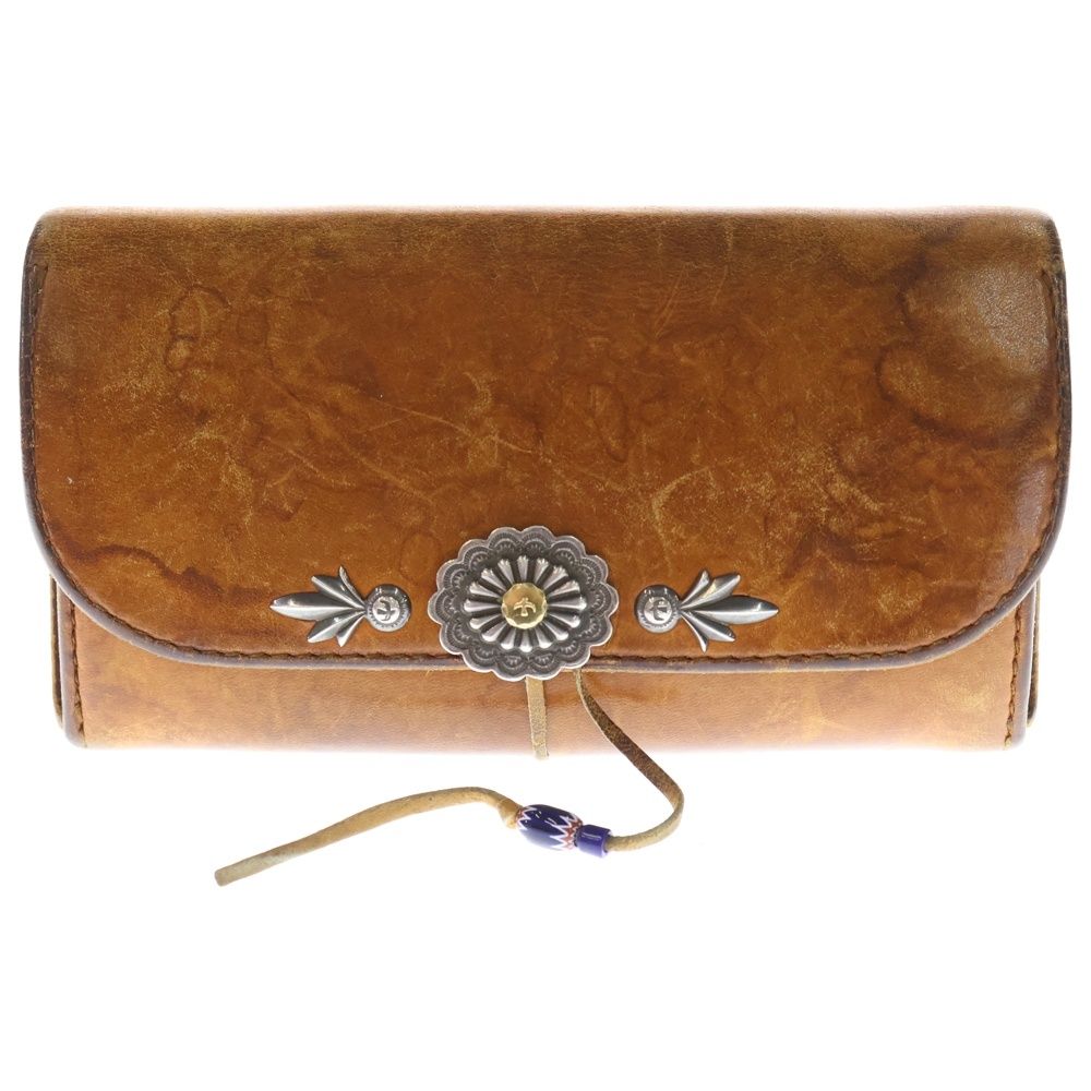 goro's (ゴローズ) GC‐24ハーフ K18フラワーコンチョ付き 二つ折り 長