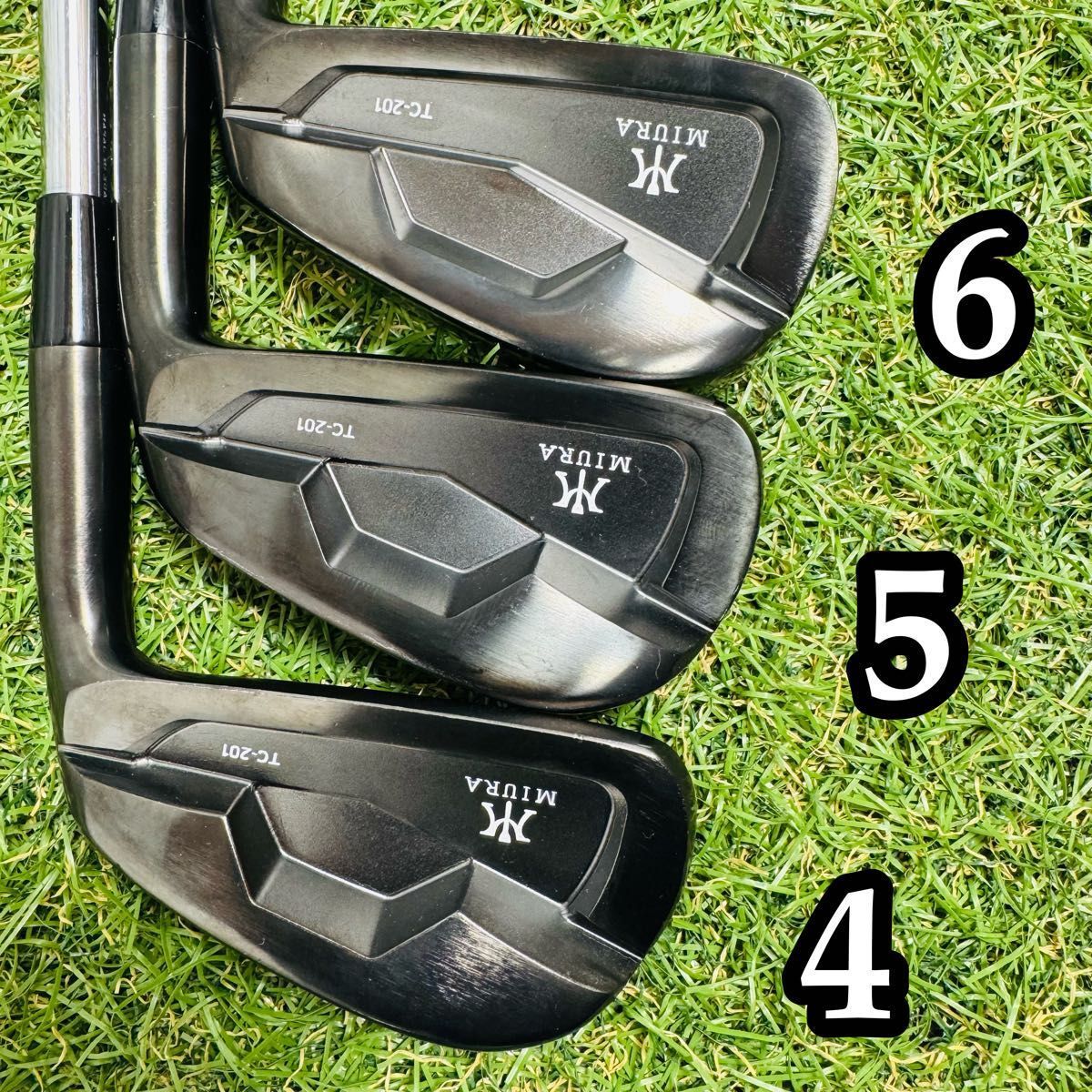 最高級】三浦技研 TC-201 ブラック メンズアイアンセット 7本 X - メルカリ