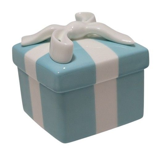 ティファニー ミニブルーボウボックス 極美品 リボン ジュエリー 小物入れ 未使用保管品 ティファニー ミニ ブルー ボウ ボックス 小物入れ