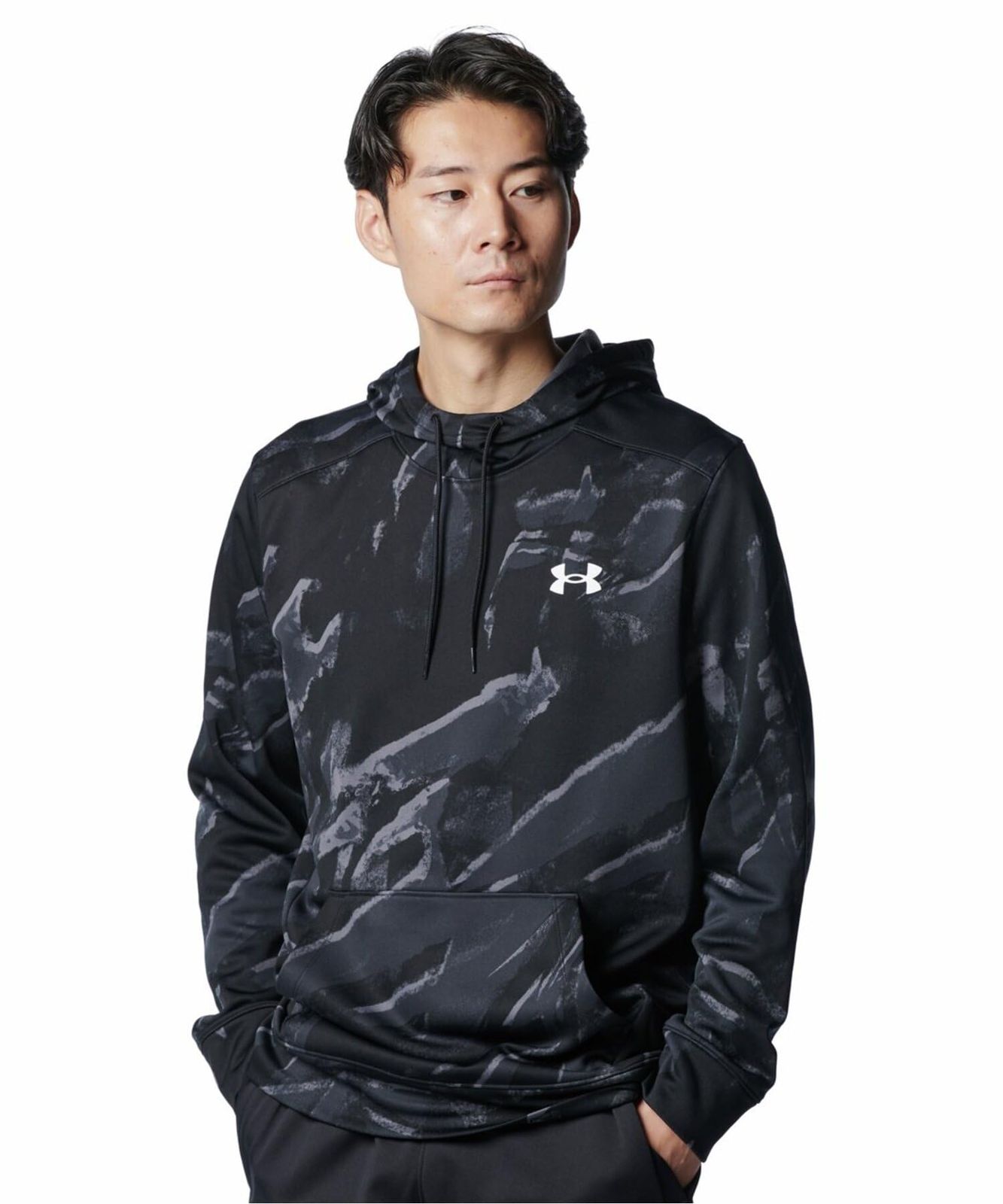 アンダーアーマー UA ARMOUR FLEECE PO HD Nov Black | XXL ブラック 2 XL