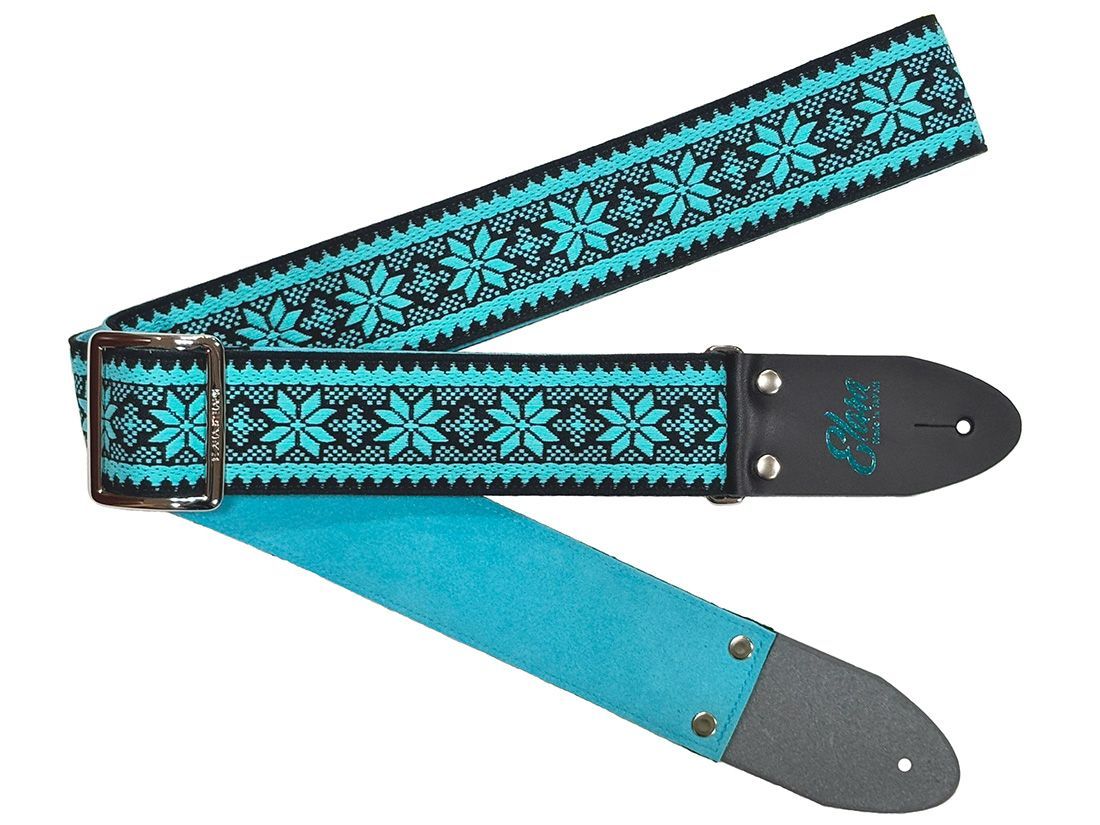 Elara Straps Silent Poinsettia Turquoise Ultrasuede