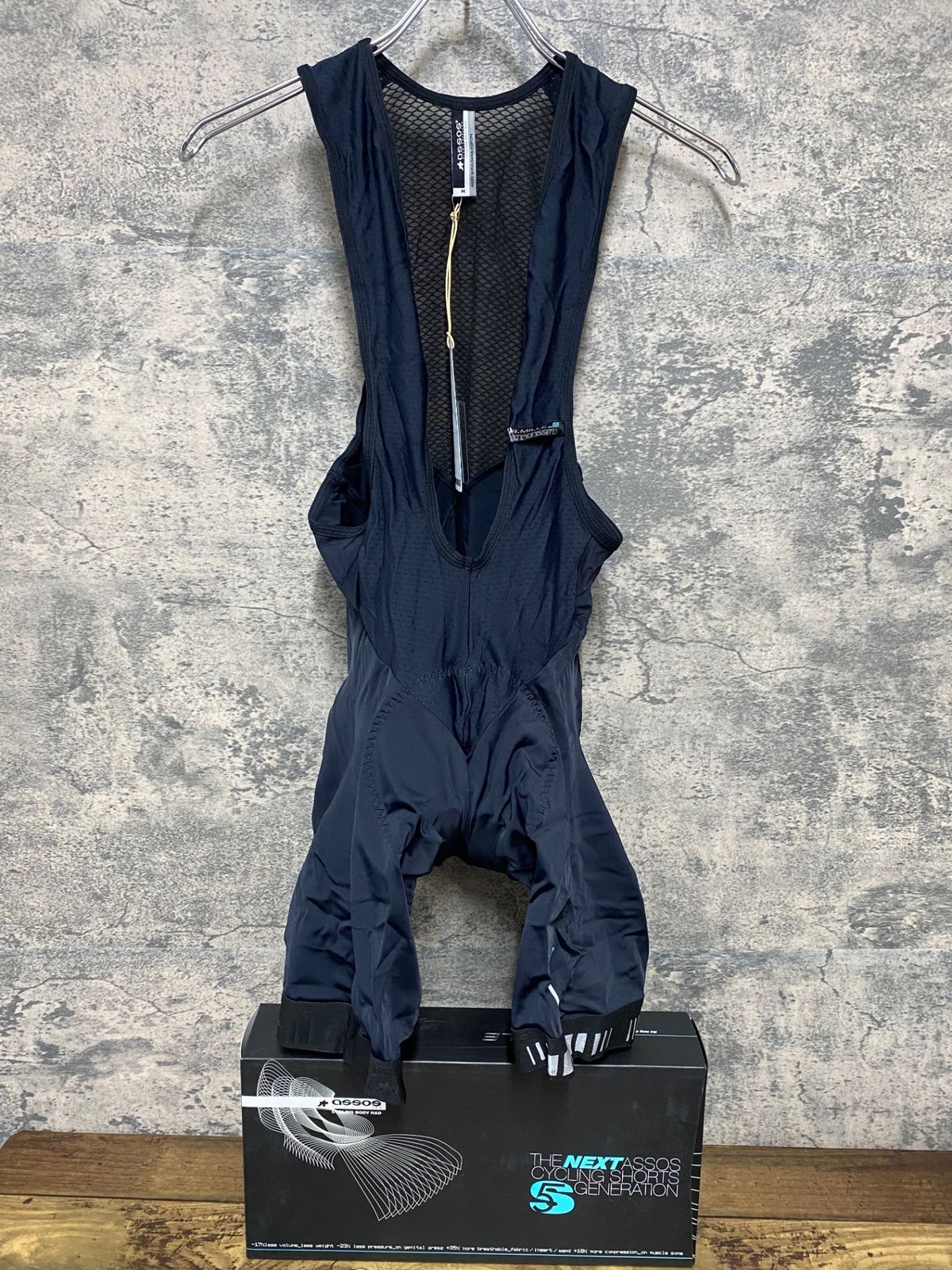 JQ 150 アソス ASSOS FI Mille S 5 regular ビブショーツ 黒 M