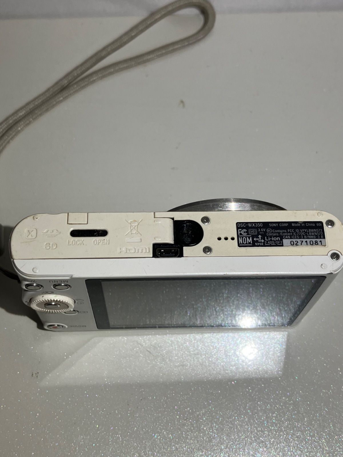 【ジャンク品】SONY DSC-WX350 ホワイト Amazon.com : Sony DSCWX350 18 MP Digital Camera (White) : Electronics