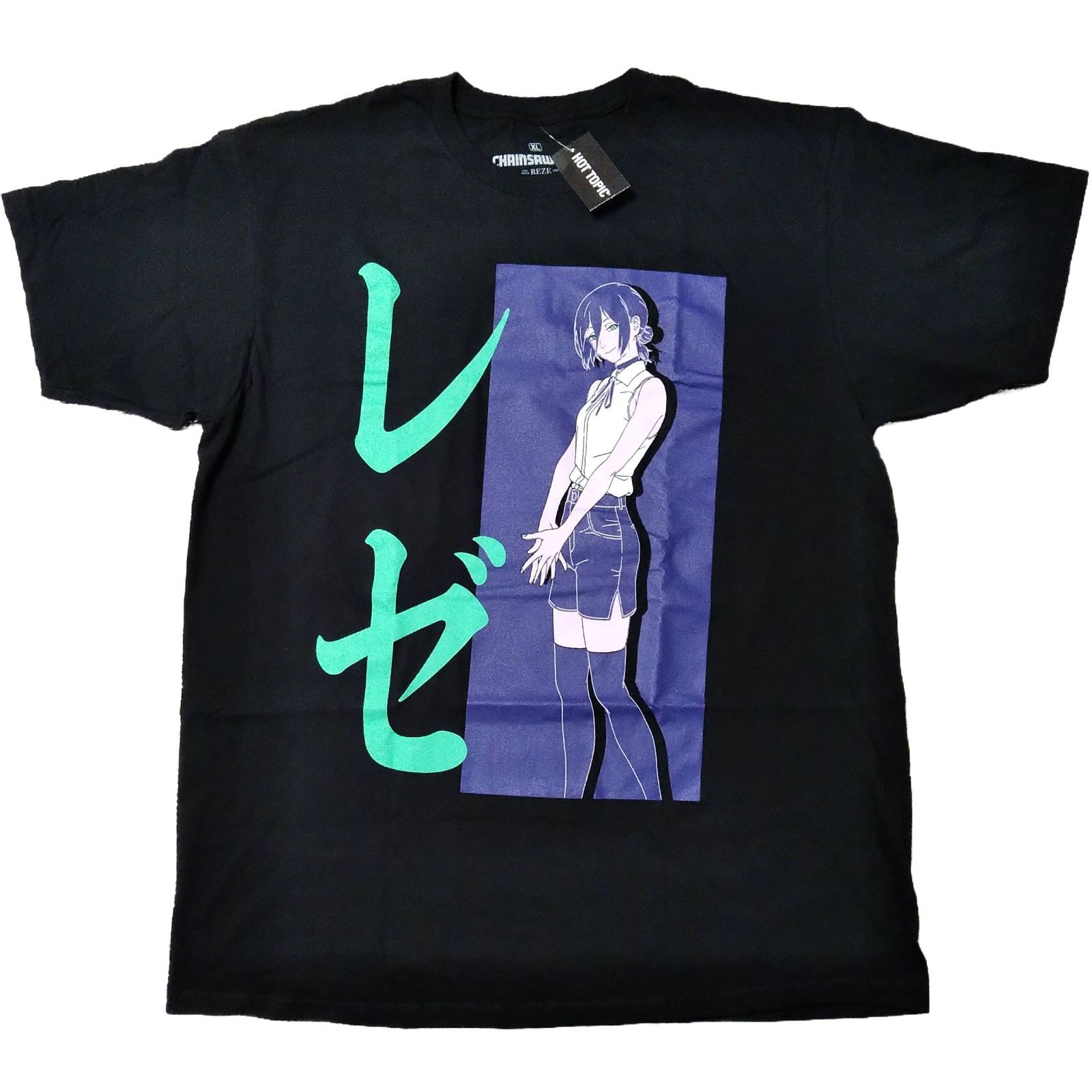 チェンソーマン Tシャツ XL 黒 レゼ篇 アニメT ムービーT ♥ *