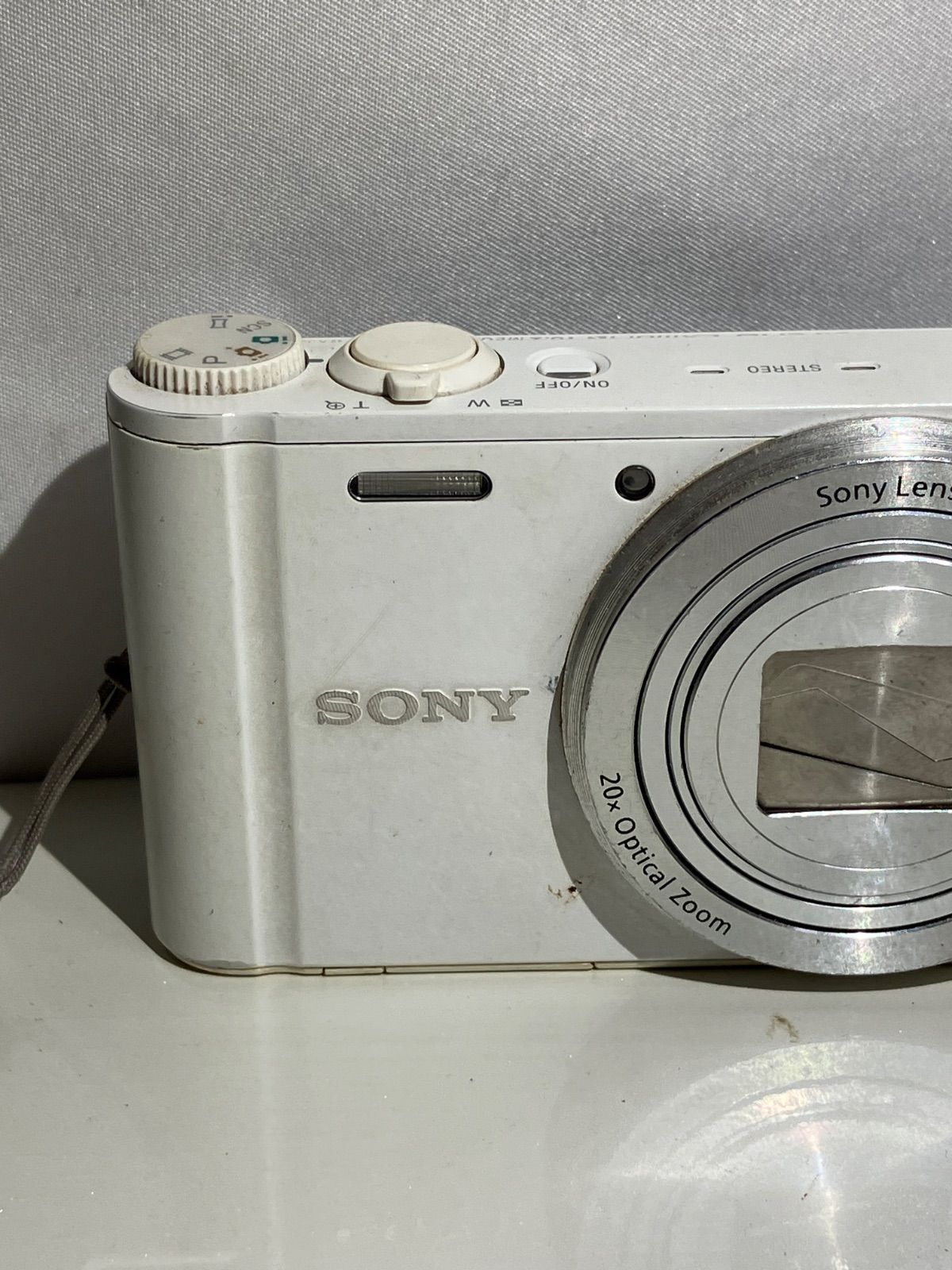 SONY ソニー デジタルカメラ DSC-WX350 20倍ズーム ホワイト 白 カメラ