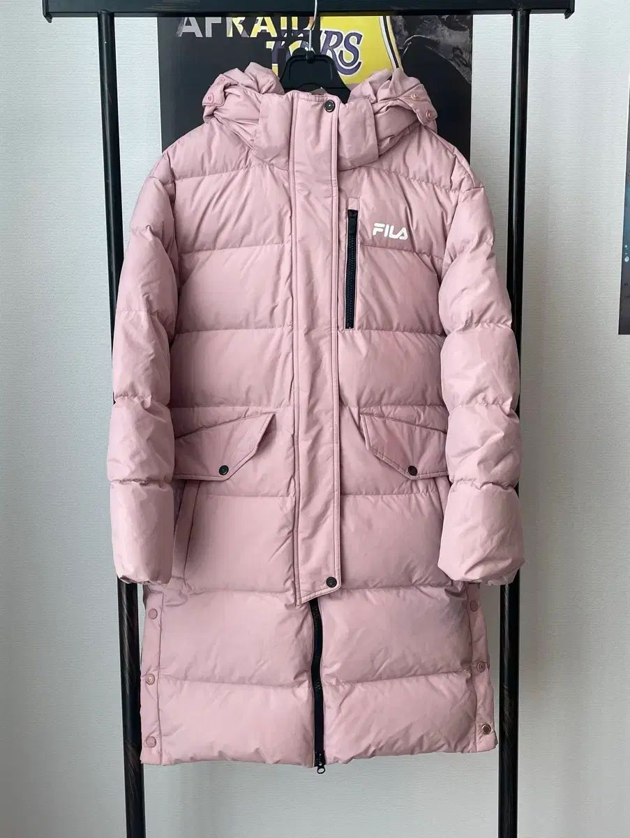 FILA フィラ スノウタム ピンク レディース ダウンジャケット ロング丈 S