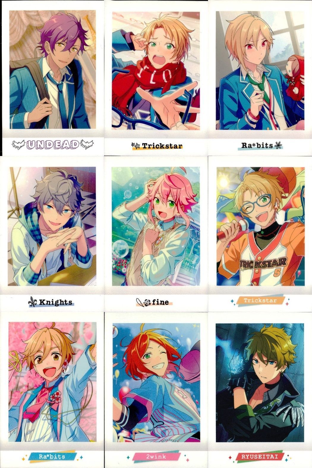 ux341 あんスタ ぱしゃこれ まとめ売り トリスタ Knights UNDEAD 他 9