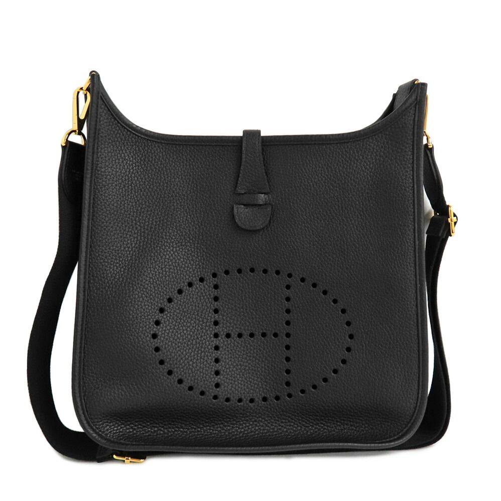 名古屋】エルメス エブリン3 PM ブラック トリヨンクレマンス GD金具 D