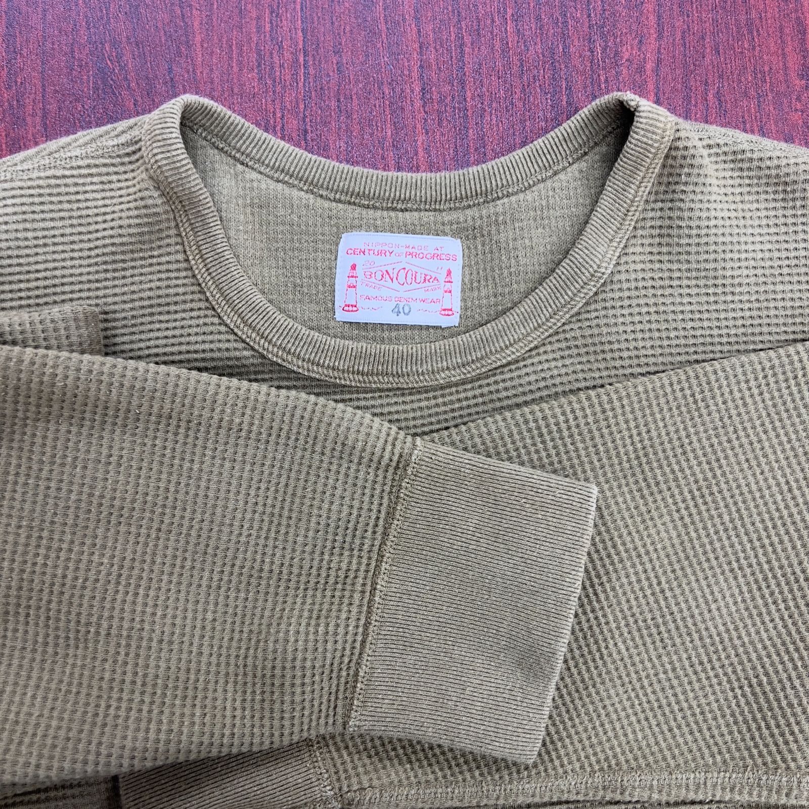 ボンクラ ブラック サーマル ロングスリーブ 38 ボンクラ ブラック サーマル ロングスリーブ 38