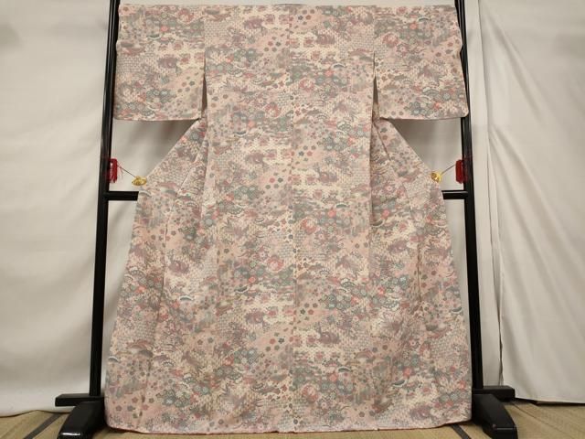 平和屋着物▽上質な小紋　単衣　作家物　鳳凰花蝶文　正絹　逸品　CAAT6570xi 平和屋着物□上質な小紋 鳳凰花文 正絹 逸品 未使用 AABE8370st - メルカリ