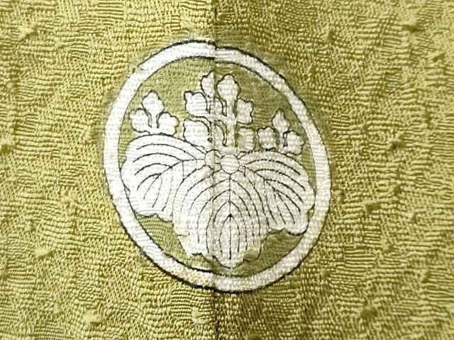 平和屋着物□本草木染作家 瑞寶 色無地 黄海松茶色 正絹 逸品