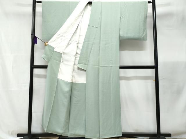 平和屋着物□上質な色無地 青白橡色 正絹 逸品 CABB7609fb - メルカリ