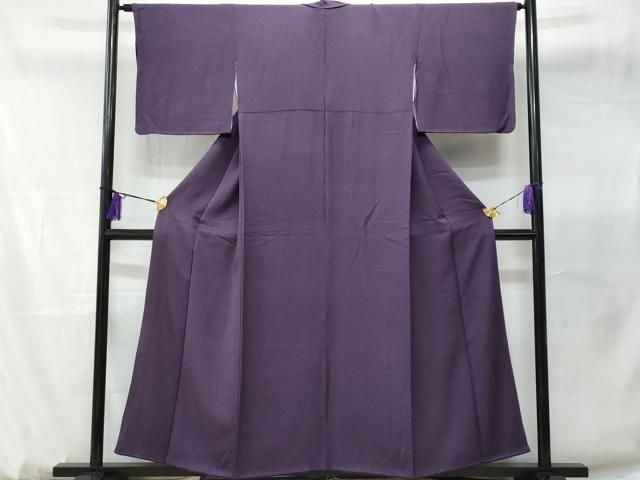 平和屋着物□上質な色無地 滅紫色 正絹 逸品 CABB7636fb - メルカリ