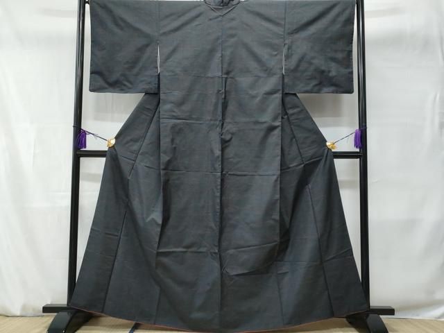 平和屋着物□本場大島紬 7マルキ 雲取り文 やまと誂製 正絹 逸品