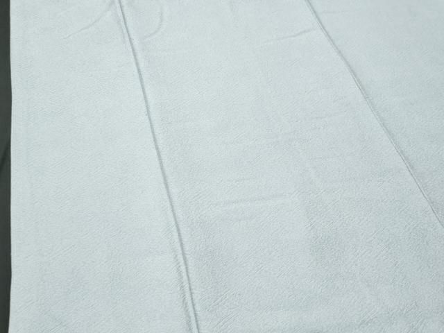 平和屋着物□本加賀友禅作家 押田正義監修 色無地 紗綾形地紋 藍白色