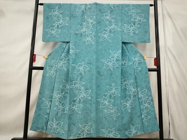 平和屋着物□上質な小紋 舞花文 正絹 逸品 AABE8376st - メルカリ