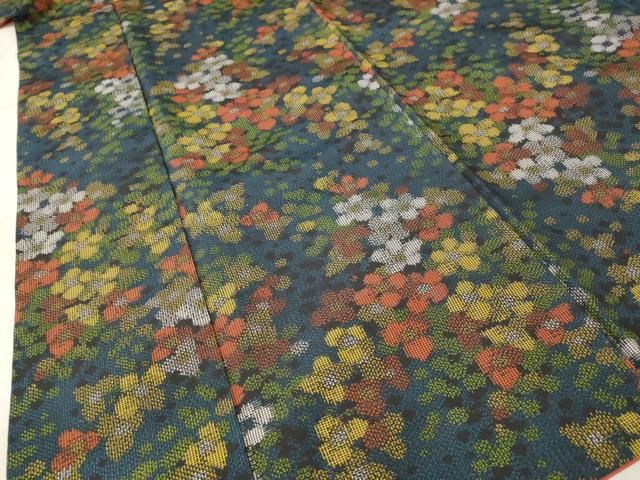 平和屋着物□上質な紬 花尽くし 正絹 逸品 AABE8381st - メルカリ