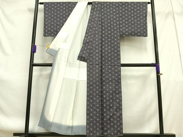 平和屋着物□上質な紬 松皮菱文 正絹 逸品 未使用 AABE7696oa - メルカリ