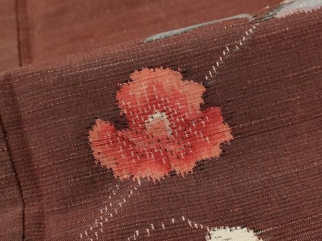 平和屋着物□上質な紬 草花文 正絹 逸品 AABE8418st - メルカリ