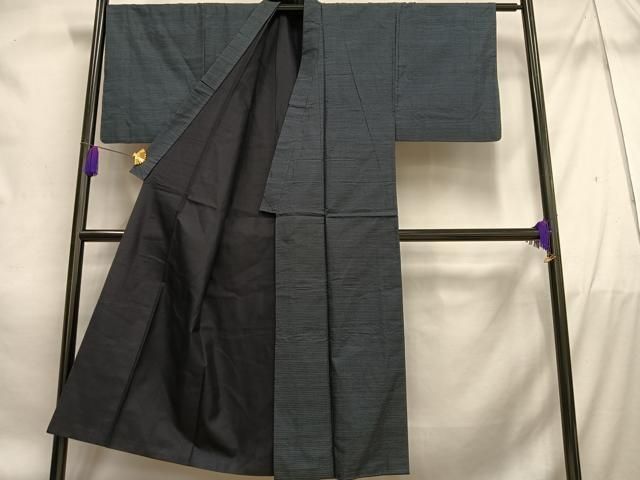 平和屋着物□男性 本場大島紬 アンサンブル 80亀甲 総詰め 正絹 逸品